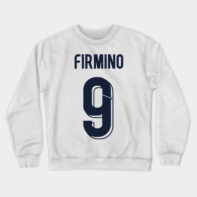 Firmino 9 Away kit Crewneck Sweatshirt by Alimator